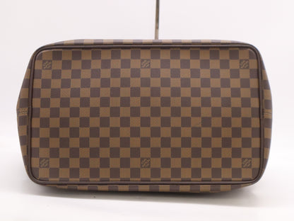 LOUIS VUITTON N41165 Damier Greenwich PM Tote Bag with Name Tag