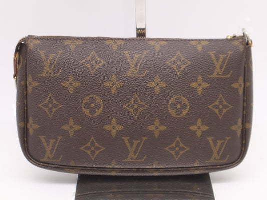 LOUIS VUITTON M51980 Monogram Pochette Accessoires Pouch with Shoulder Strap