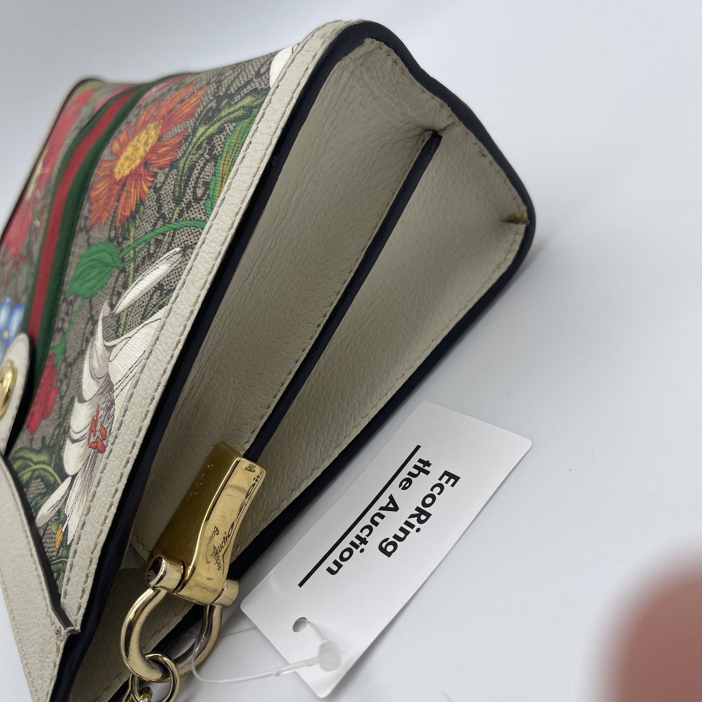 GUCCI Ophidia floral chain shoulder bag