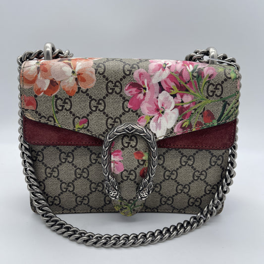 GUCCI GG Supreme Floral Dionysus Shoulder Bag