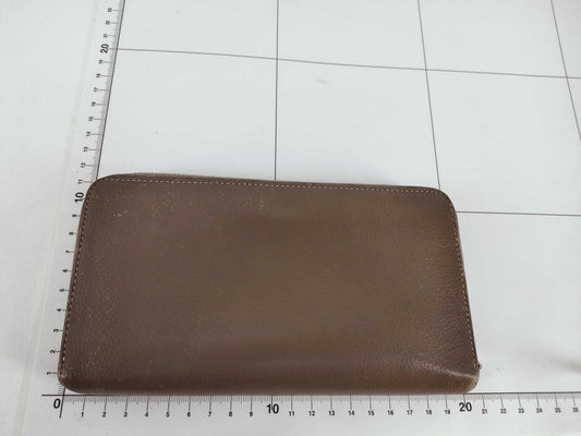 CELINE long wallet with zipper, gray