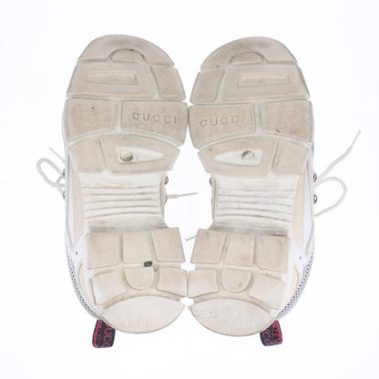 GUCCI Flashtrek Mesh and Leather Sneakers, Size 8 1/2