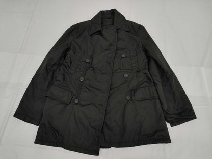 PRADA PRADA Prada Double-Breasted Coat, Padded, Black, Men's, Size S