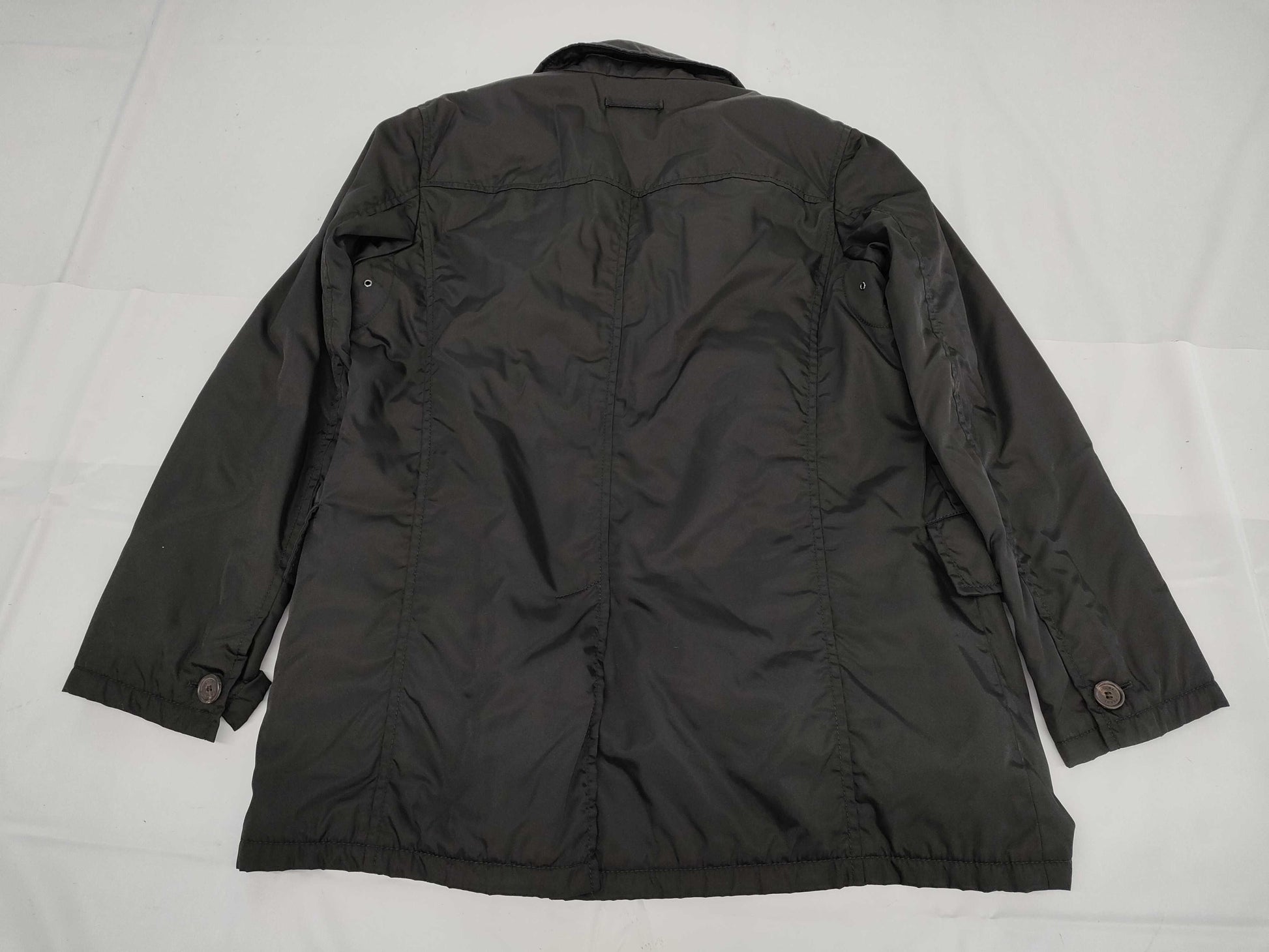 PRADA PRADA Prada Double-Breasted Coat, Padded, Black, Men's, Size S