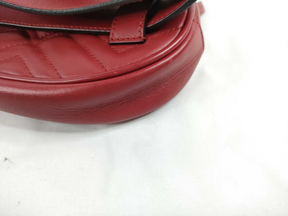 GUCCI Gucci Belt Bag Shoulder Bag Marmont Red Shoulder Bag