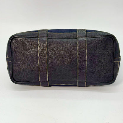 HERMES Garden Party TPM Toile Officier Navy H Tote Bag