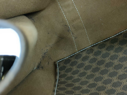 CELINE Macadam Tote Bag, Brown Leather, MC96 Tote Bag