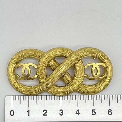 CHANEL Double Coco Brooch
