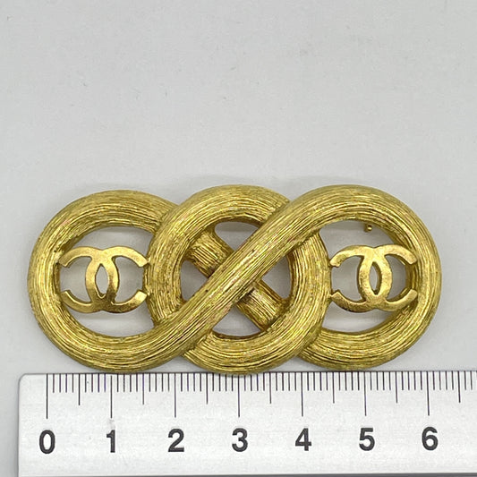 CHANEL Double Coco Brooch
