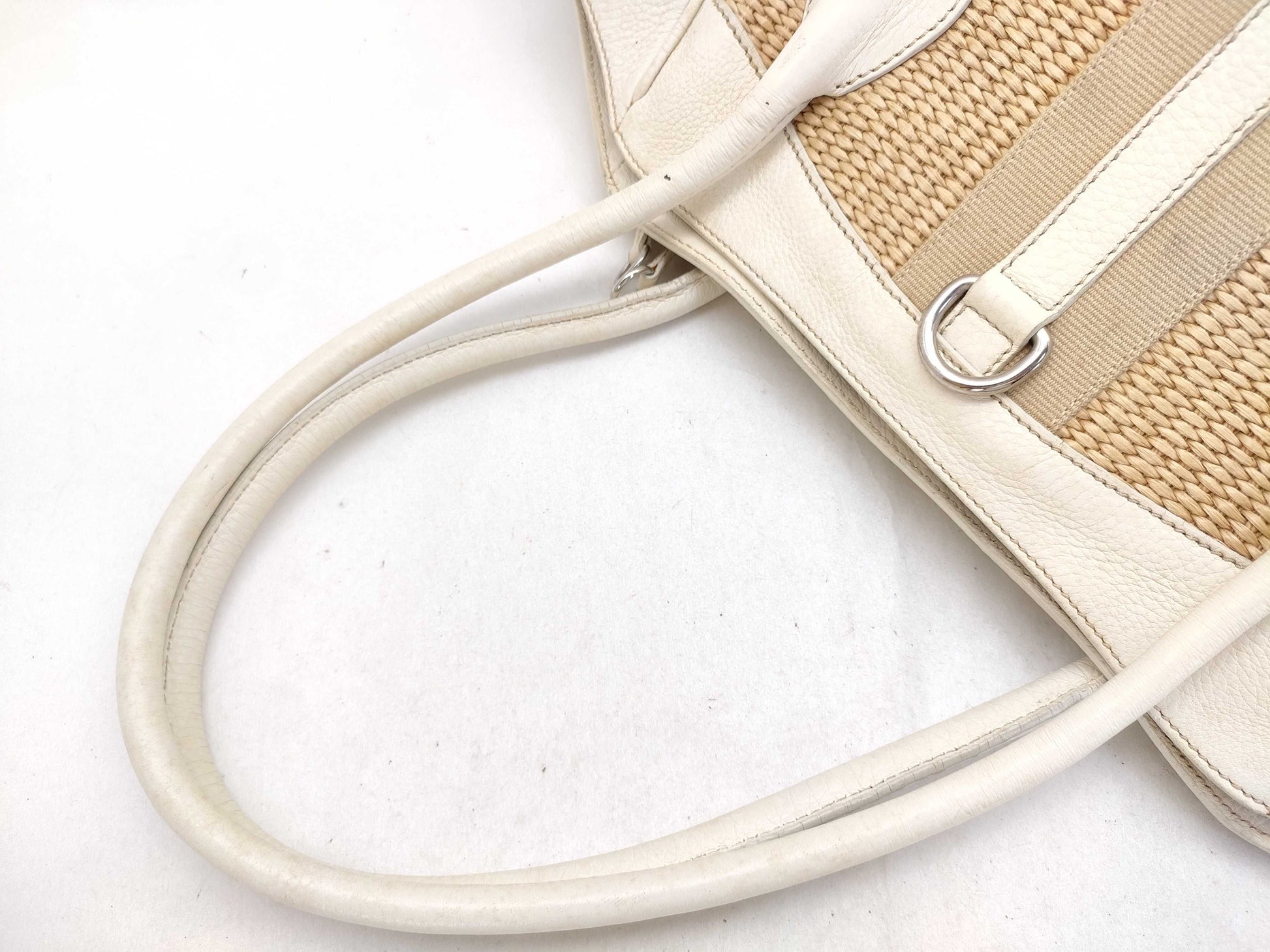 PRADA Prada straw tote bag