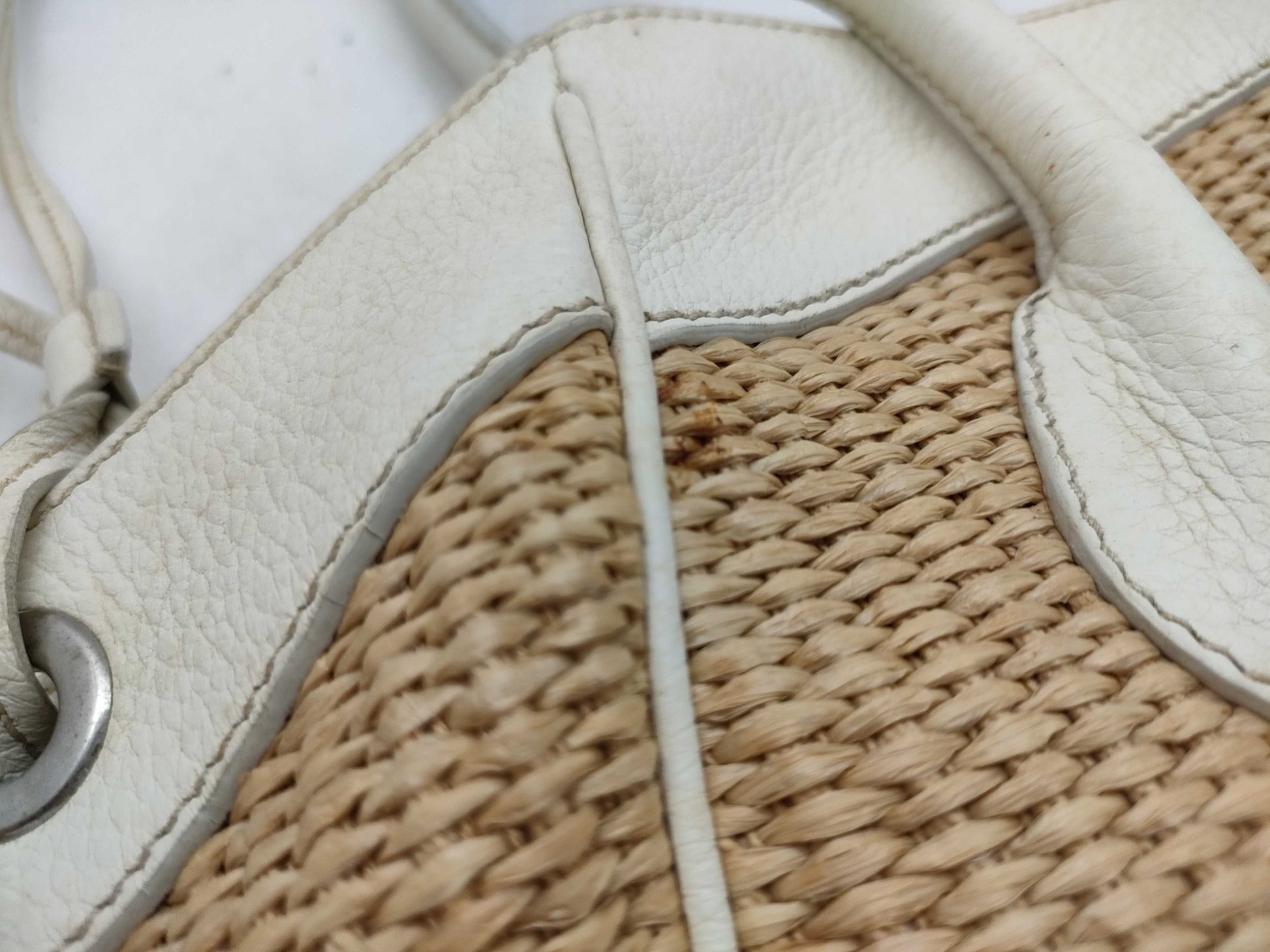 PRADA Prada straw tote bag