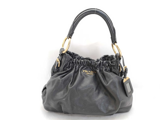 PRADA Prada One-Shoulder Leather Shoulder Bag