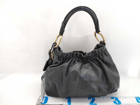 PRADA Prada One-Shoulder Leather Shoulder Bag