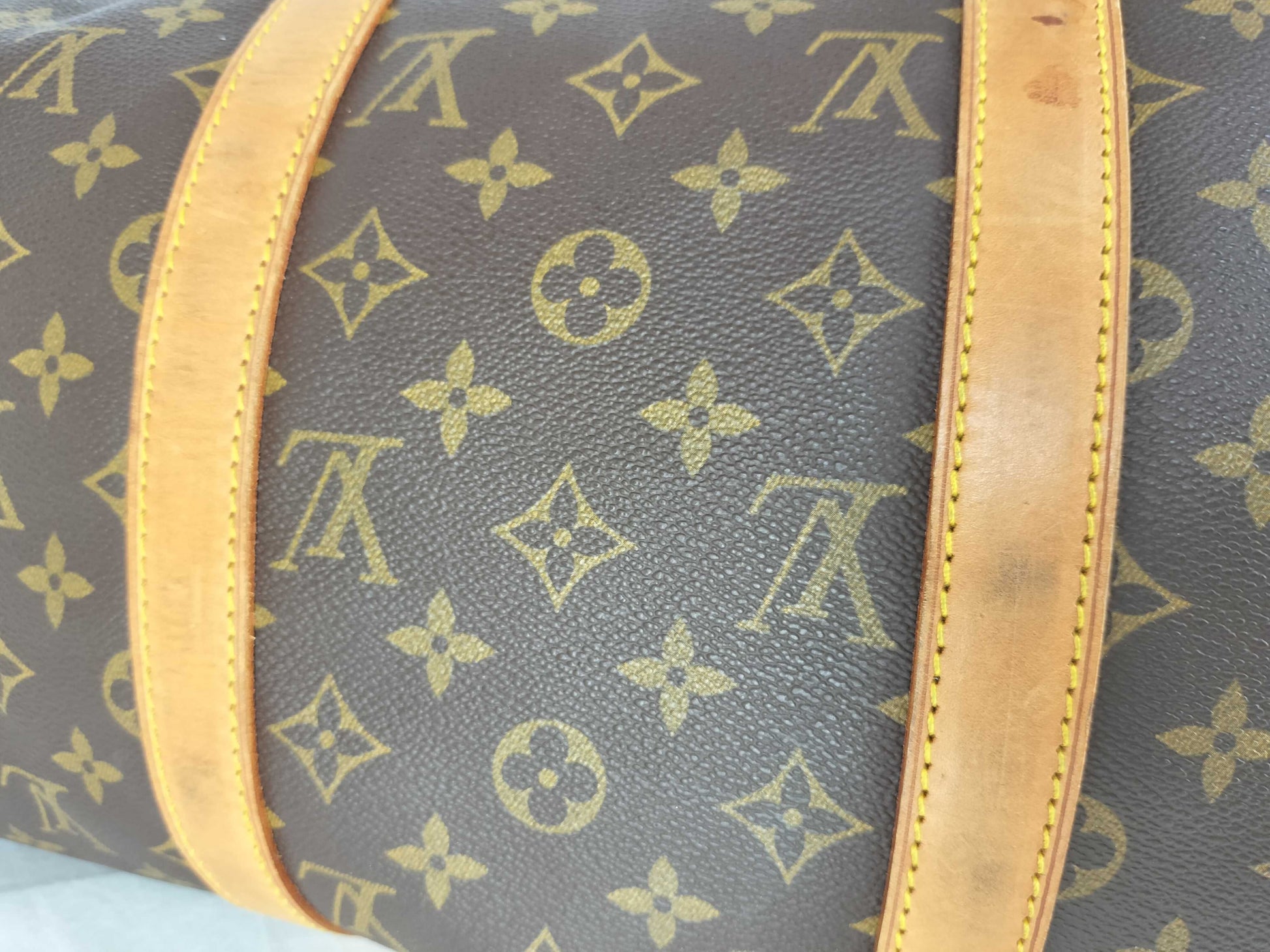LOUIS VUITTON M41416 Monogram Louis Vuitton Keepall Bandouliere 50 Boston Bag M41416