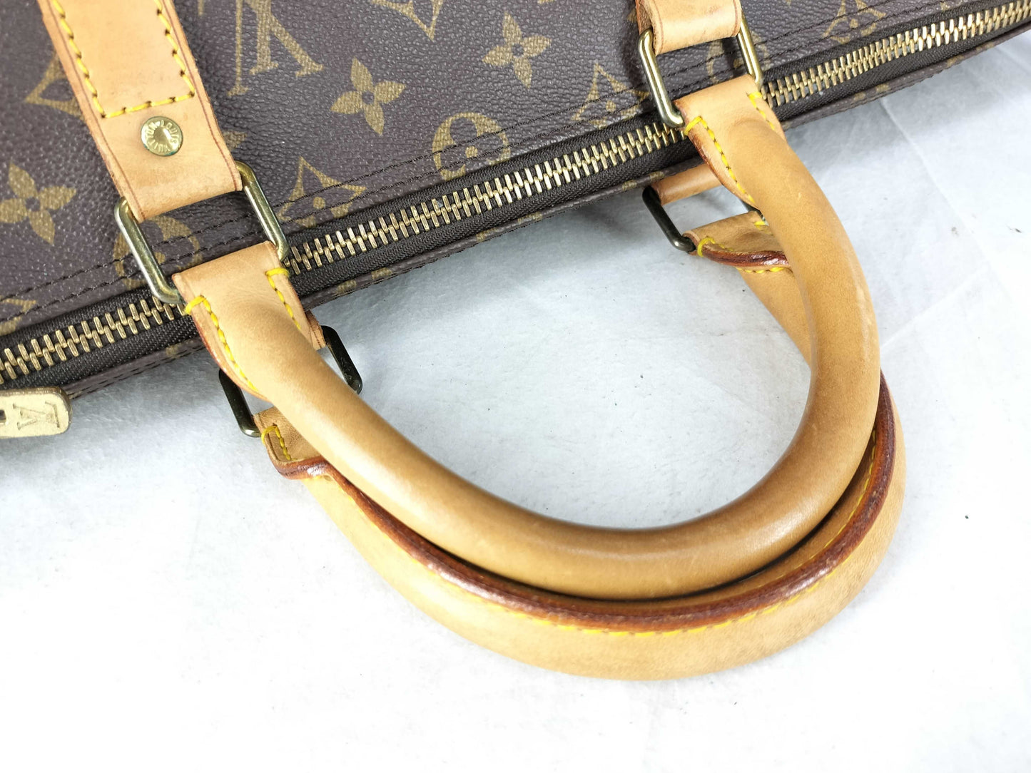 LOUIS VUITTON M41416 Monogram Louis Vuitton Keepall Bandouliere 50 Boston Bag M41416