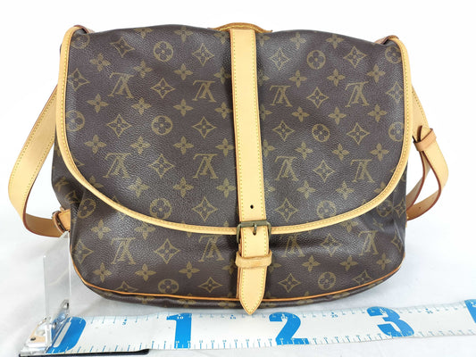 LOUIS VUITTON M42254 Monogram Louis Vuitton Saumur 35 M42254 Shoulder Bag