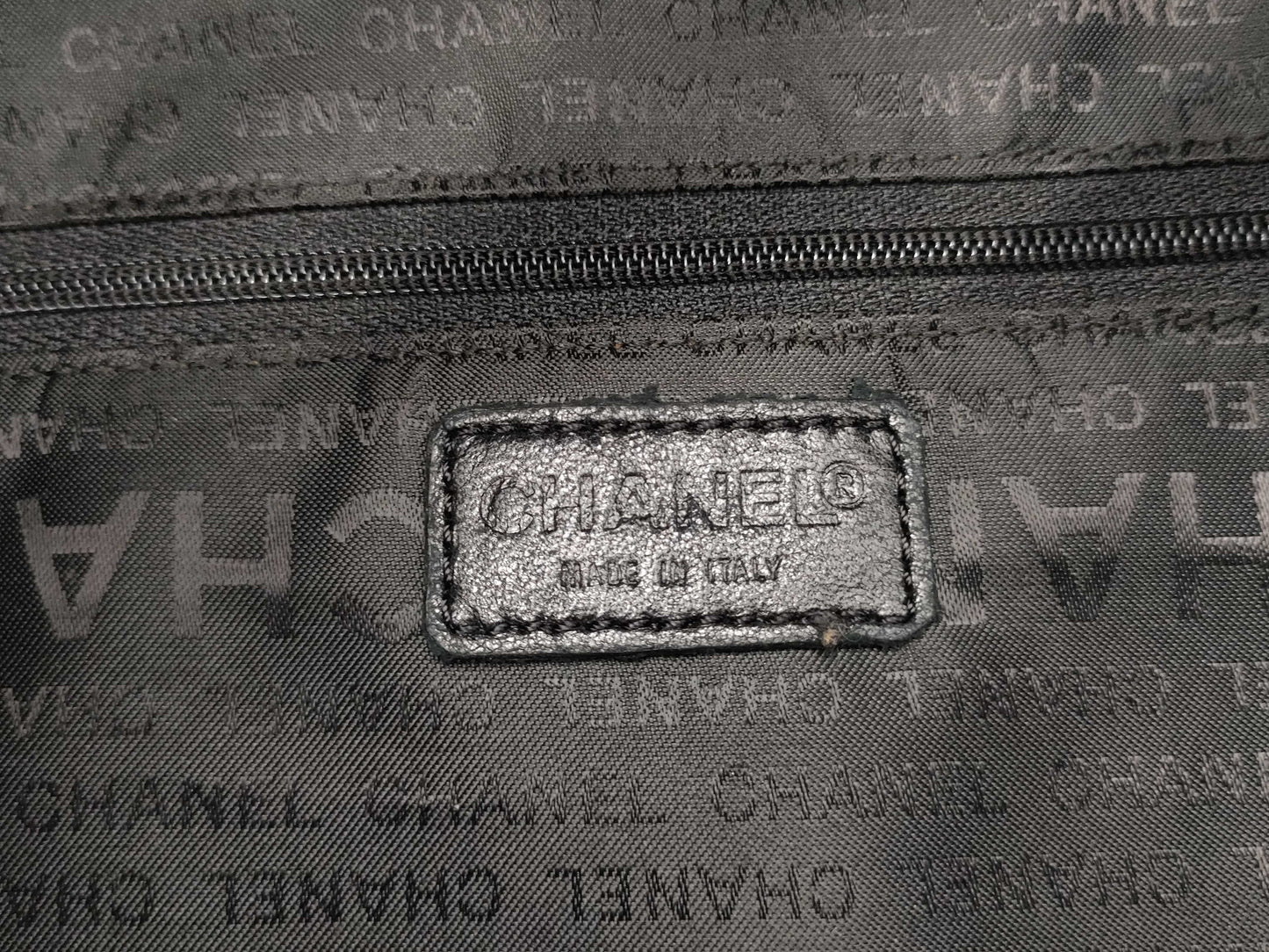 CHANEL CHANEL Sport Banana Waist Bag, Canvas, Beige, Black, Card and Sticker Included