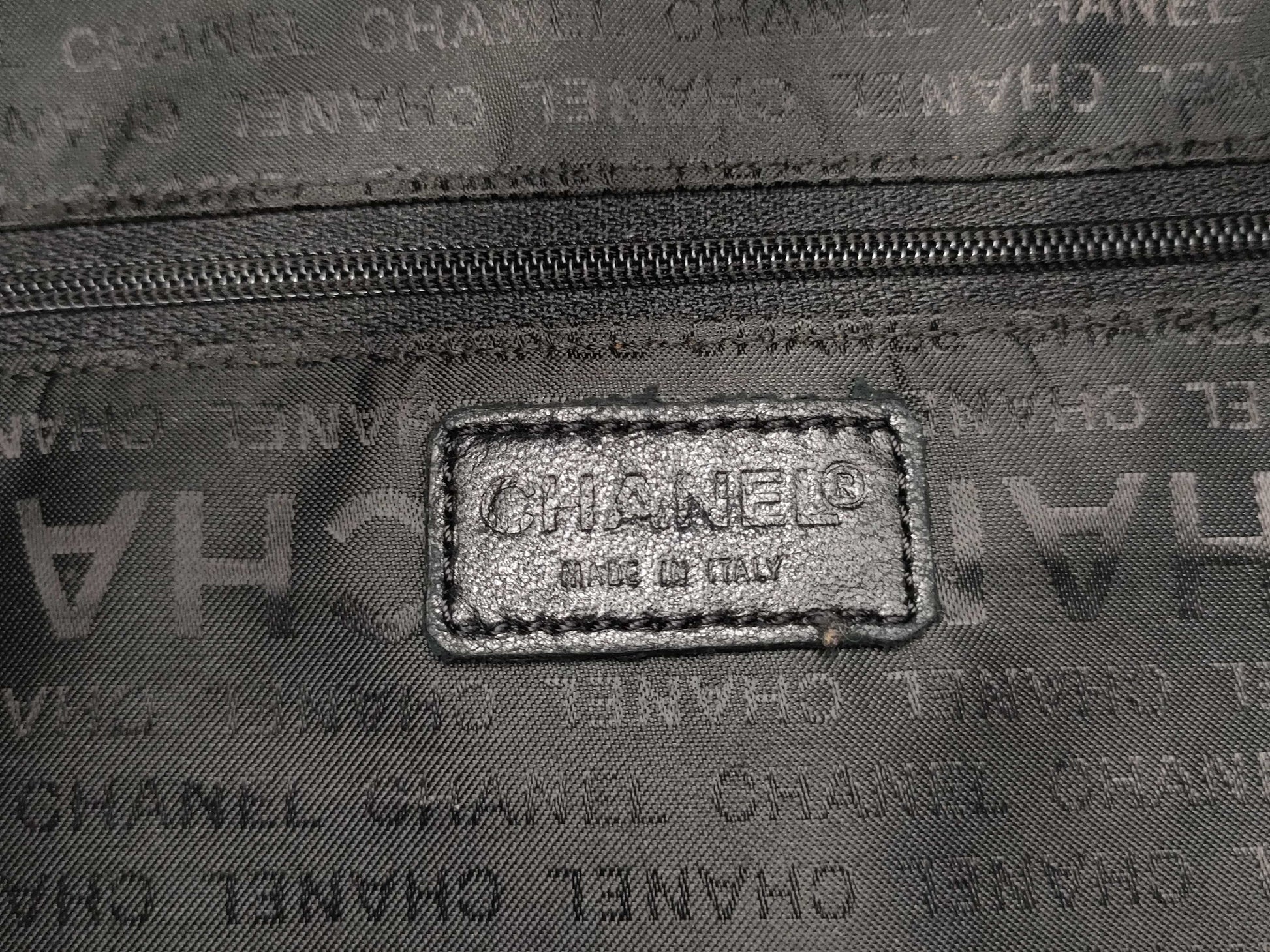 CHANEL CHANEL Sport Banana Waist Bag, Canvas, Beige, Black, Card and Sticker Included