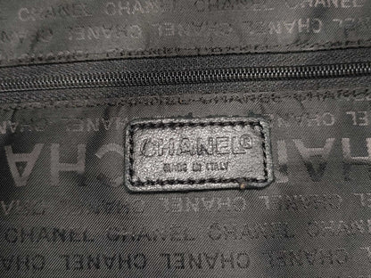 CHANEL CHANEL Sport Banana Waist Bag, Canvas, Beige, Black, Card and Sticker Included