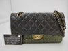 CHANEL CHANEL Matelasse 18 Series Double Flap Chain Shoulder Bag Green