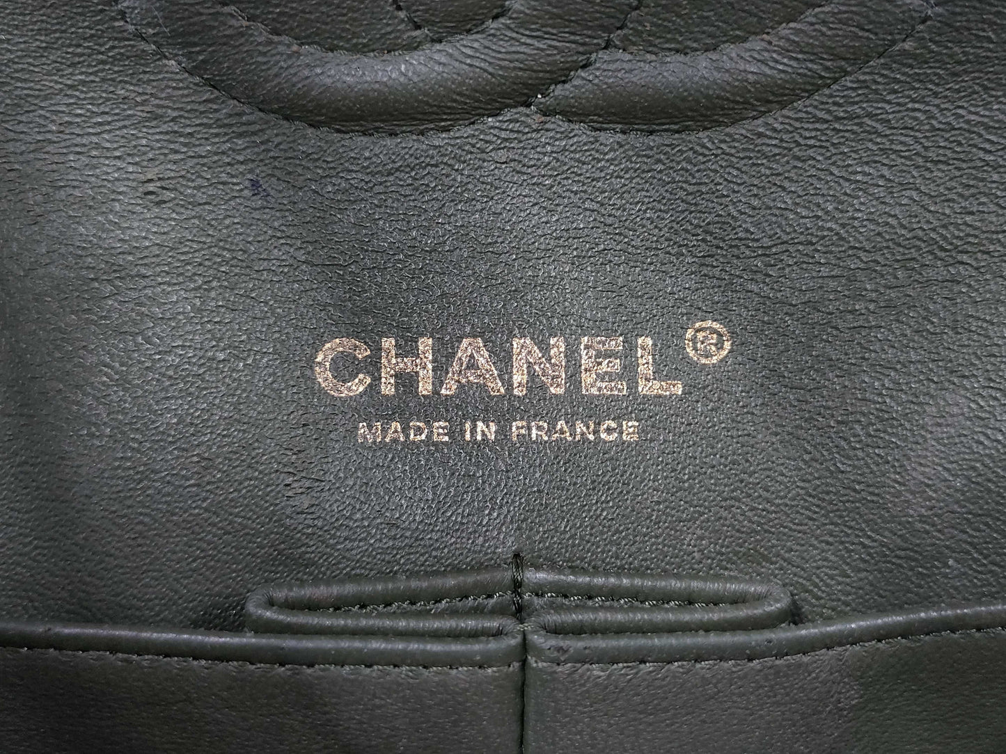 CHANEL CHANEL Matelasse 18 Series Double Flap Chain Shoulder Bag Green