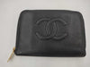 CHANEL CHANEL Deca Coco Caviar Leather Folding Wallet with Box, Cards, and Stickers, 6th Series