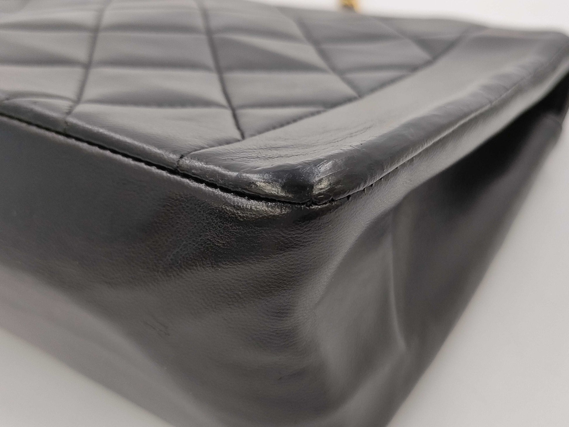 CHANEL Matelasse Diana Flap 25 Chain Shoulder Bag in Black Lambskin, No. 2, Shoulder Bag