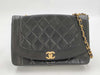 CHANEL Matelasse Diana Flap 25 Chain Shoulder Bag in Black Lambskin, No. 2, Shoulder Bag