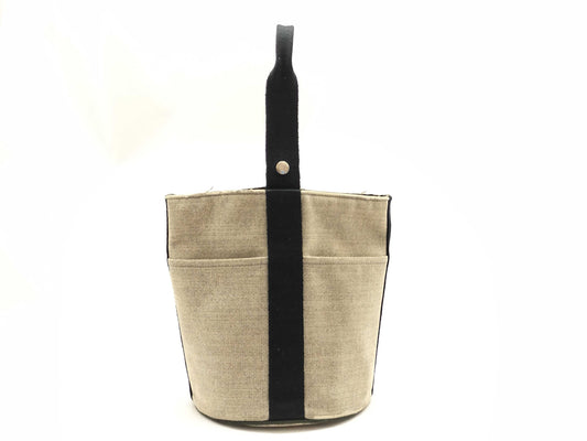 HERMES Canvas Handbag