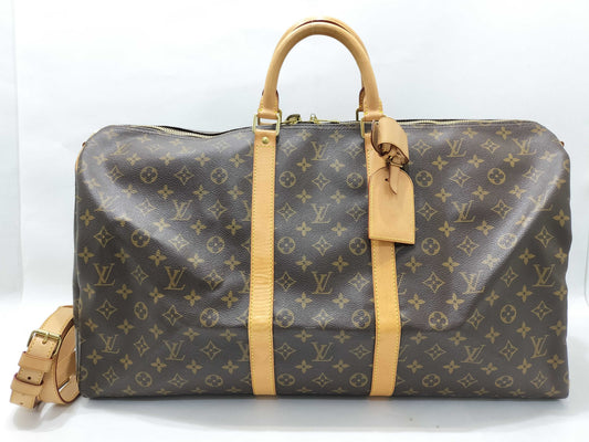 LOUIS VUITTON M41414 Monogram Louis Vuitton Monogram Keepall Bandouliere 55 Boston Bag