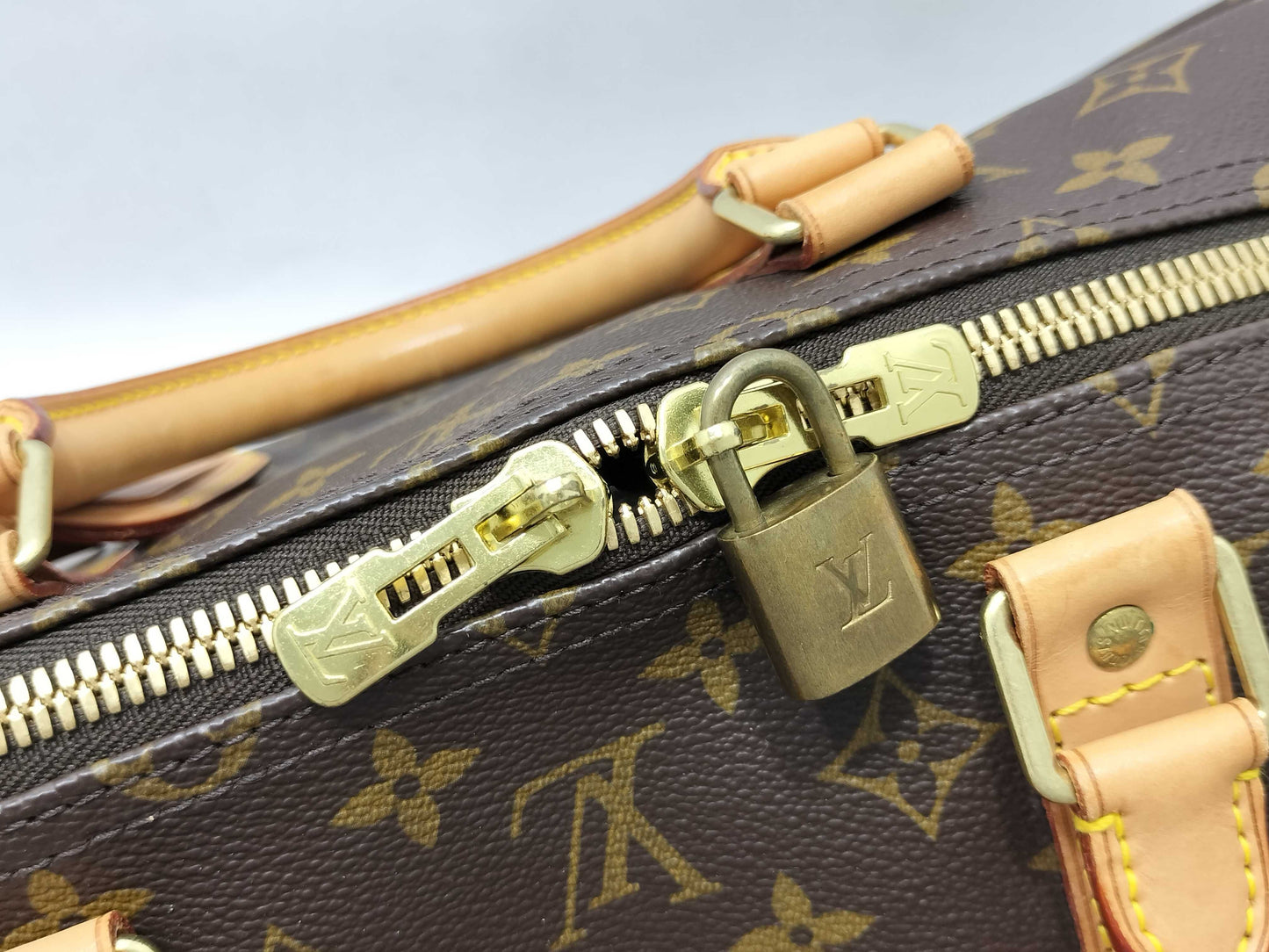 LOUIS VUITTON M41414 Monogram Louis Vuitton Monogram Keepall Bandouliere 55 Boston Bag