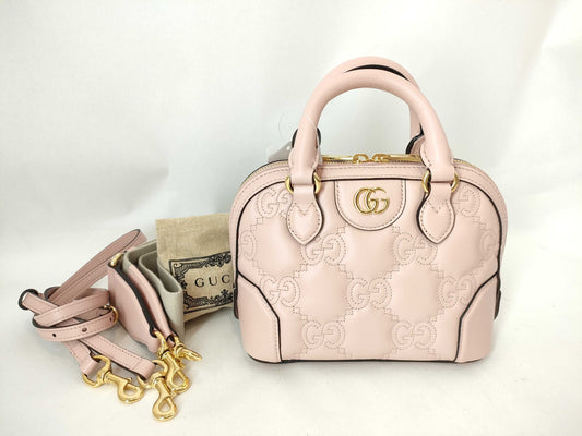 GUCCI GG Matelasse Handbag with Strap