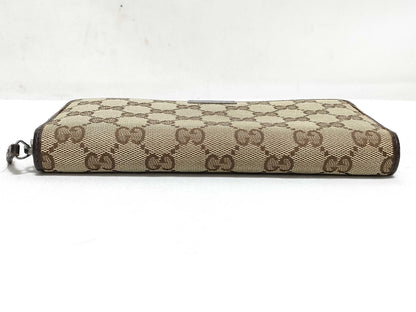 GUCCI GG Canvas Long Wallet