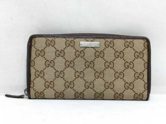 GUCCI GG Canvas Long Wallet