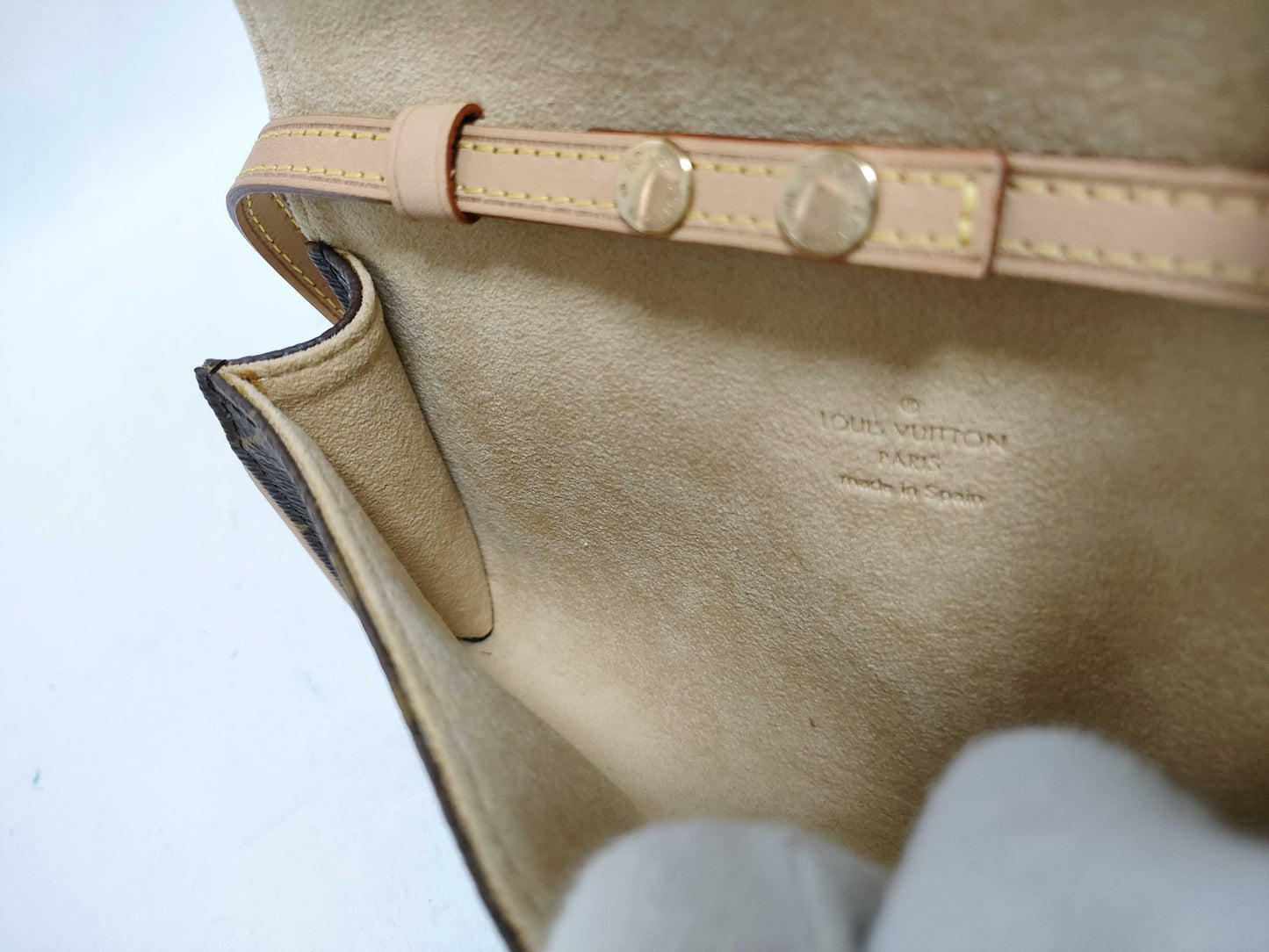 LOUIS VUITTON M51854 Monogram Louis Vuitton Monogram Pochette Twin PM Shoulder Bag