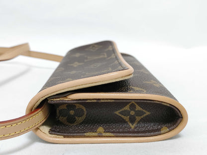 LOUIS VUITTON M51854 Monogram Louis Vuitton Monogram Pochette Twin PM Shoulder Bag