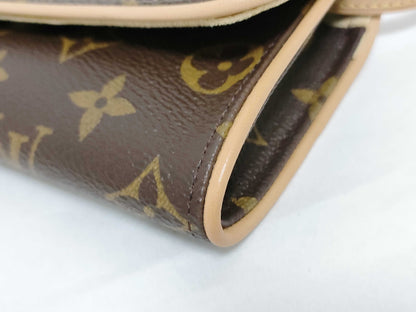 LOUIS VUITTON M51854 Monogram Louis Vuitton Monogram Pochette Twin PM Shoulder Bag