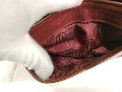 Cartier Must Cartier Trinity Must Line Shoulder Bag Leather Bordeaux Shoulder Bag