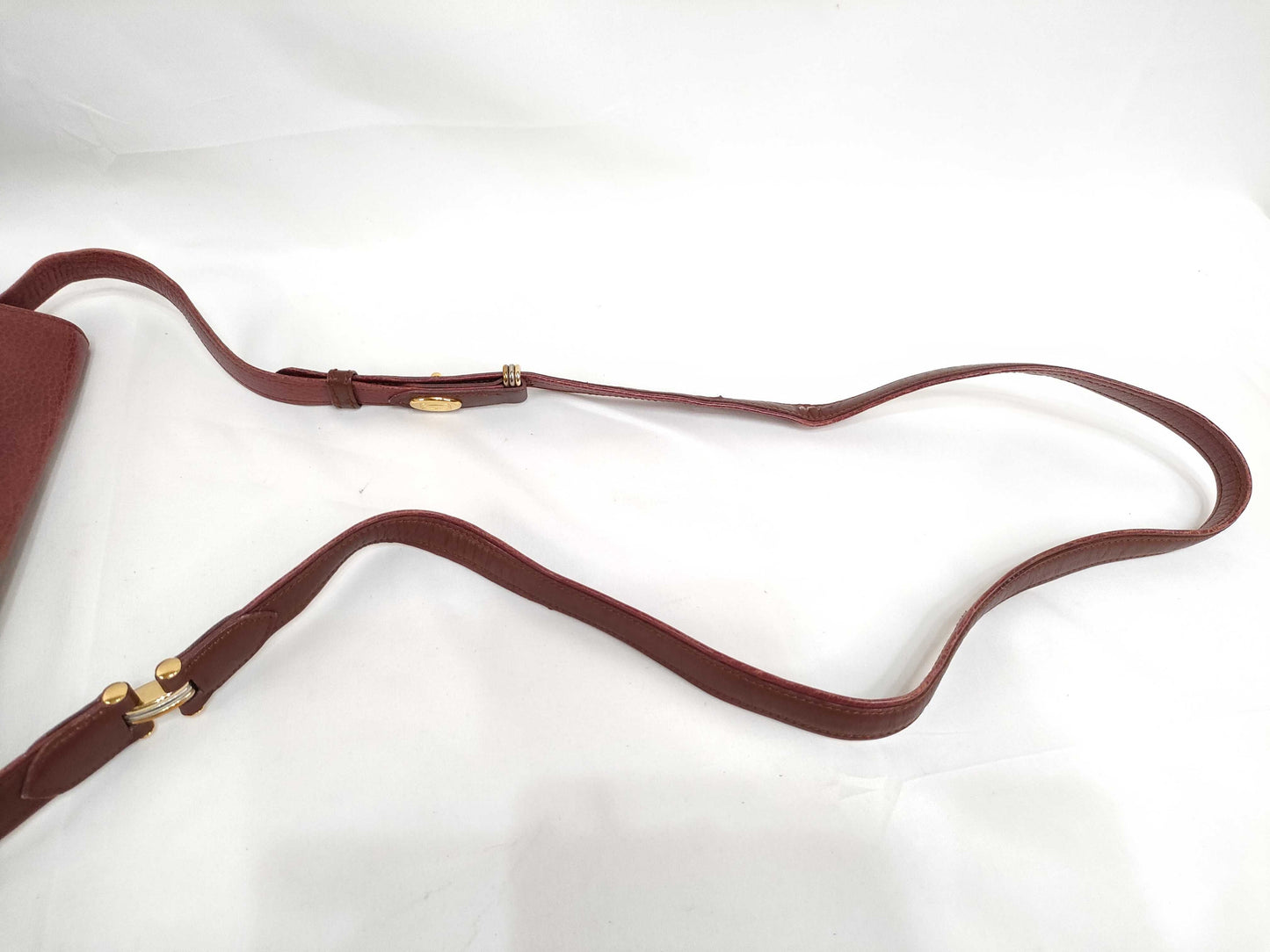 Cartier Must Cartier Trinity Must Line Shoulder Bag Leather Bordeaux Shoulder Bag