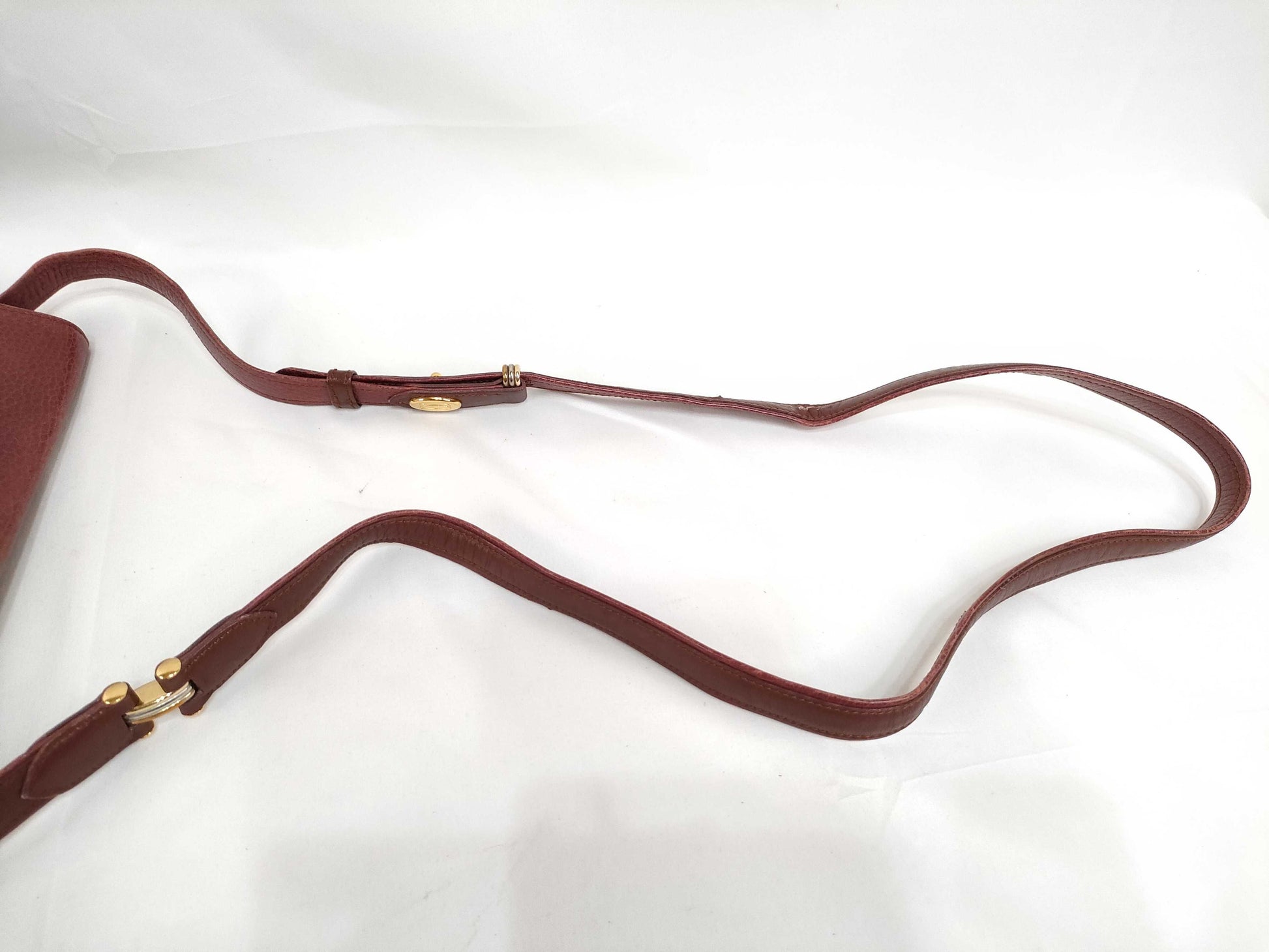 Cartier Must Cartier Trinity Must Line Shoulder Bag Leather Bordeaux Shoulder Bag