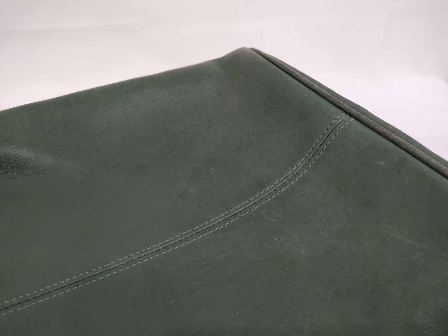 COACH Old Coach Leather Shoulder Bag Green Shoulder Bag