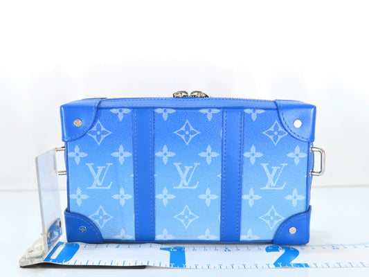 LOUIS VUITTON Soft Trunk Monogram Clouds M45432 TJ3280 Blue Bag