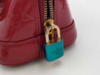 LOUIS VUITTON Vernis Alma BB Handbag