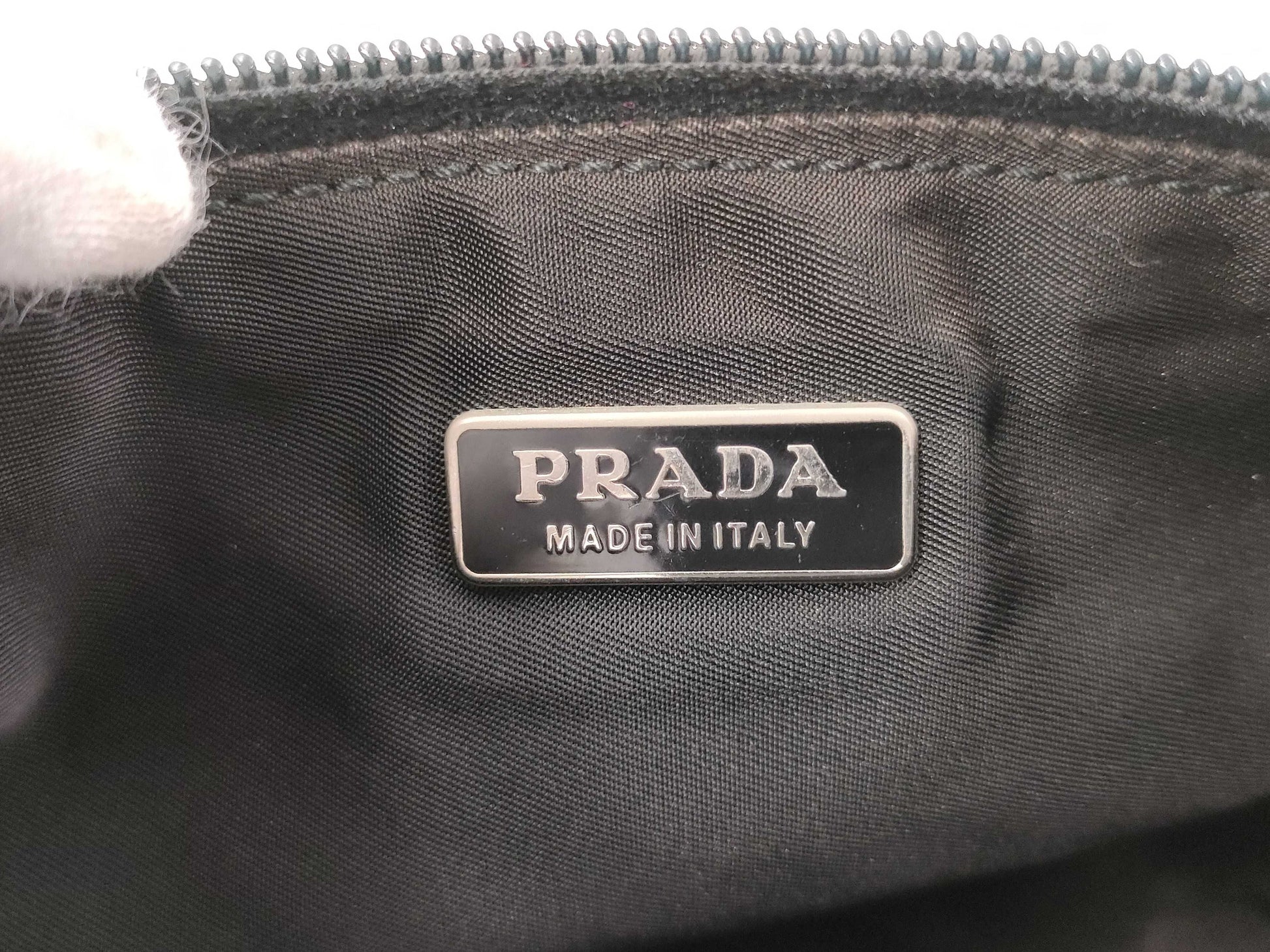 PRADA Nylon Prada Accessory Pouch