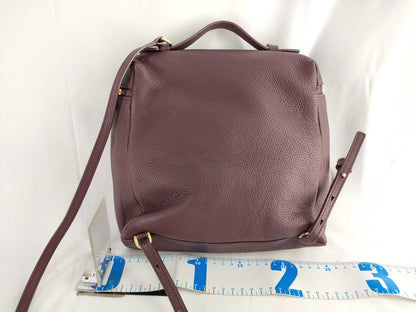 PH-Loro Piana Cowskin Leather Extra Pocket Backpack Burgundy 23cm Backpack