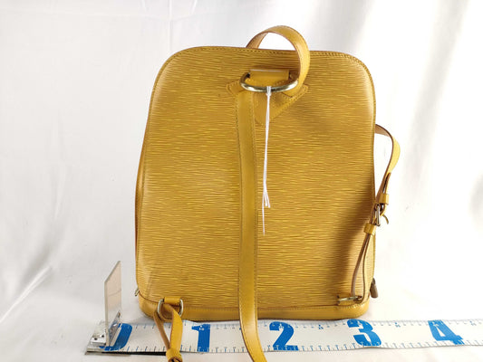 LOUIS VUITTON Epi FR - Louis Vuitton Epi Gobelins Yellow backpack