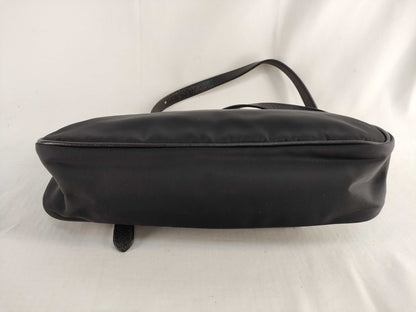 PRADA FR - Prada Shoulder bag Black Nylon Gold metal fittings Shoulder bag