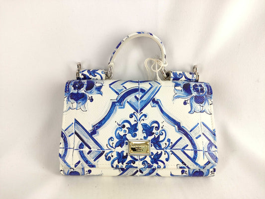 DOLCE&GABBANA QT－Dolce & Gabbana Multicolor Leather Miss Sicily Von Wallet On Chain Wallet