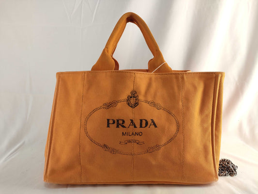 PRADA QT - Prada Enameled Metal Triangle Tote Bag