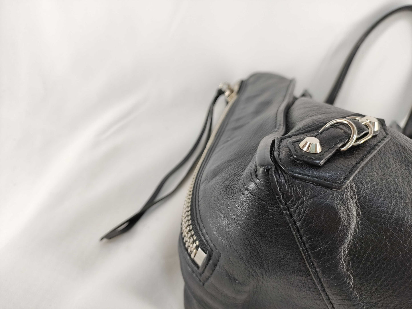 BALENCIAGA PH - Balenciaga Papier A6 Black Leather Handbag